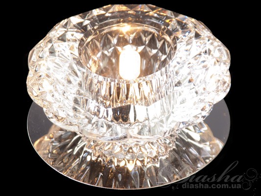 Кришталевий точковий світильник
