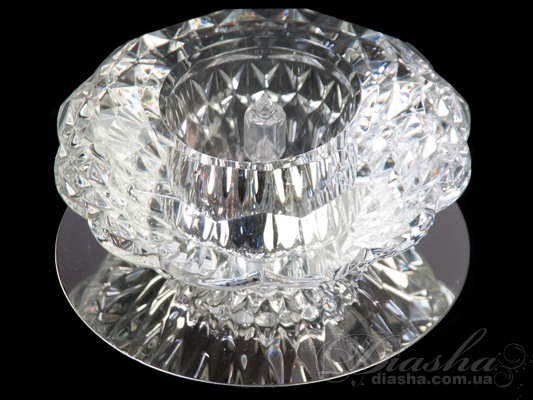 Кришталевий точковий світильник