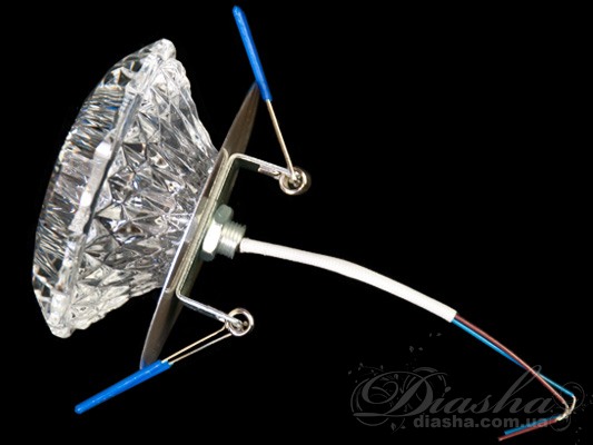 Кришталевий точковий світильник