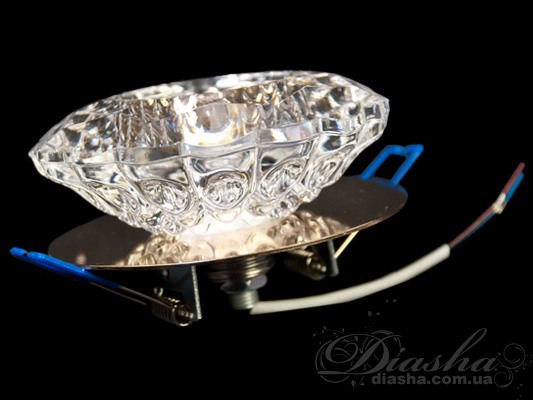 Хрустальный точечный светильник