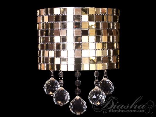Світлодіодний світильник з мозаїкою зі скляних смальт
