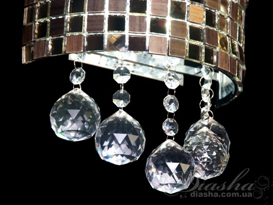 Світлодіодний світильник з мозаїкою зі скляних смальт