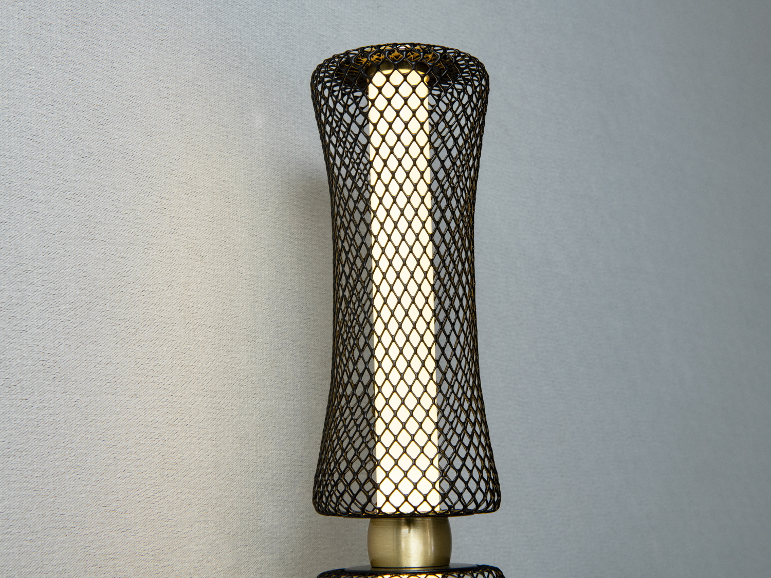 Настінне бра Diasha LED 6 Вт чорне сітка