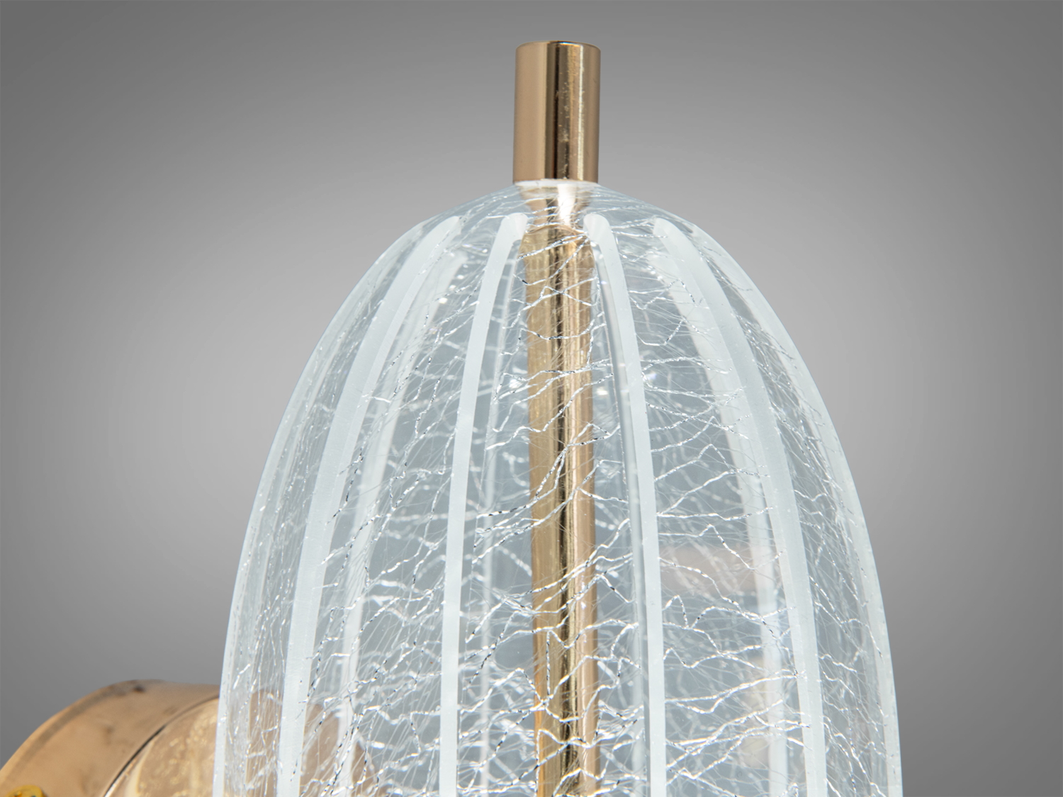 Настінне бра LED золото 6 Вт овальна форма