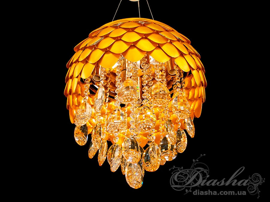 Современная хрустальная люстра