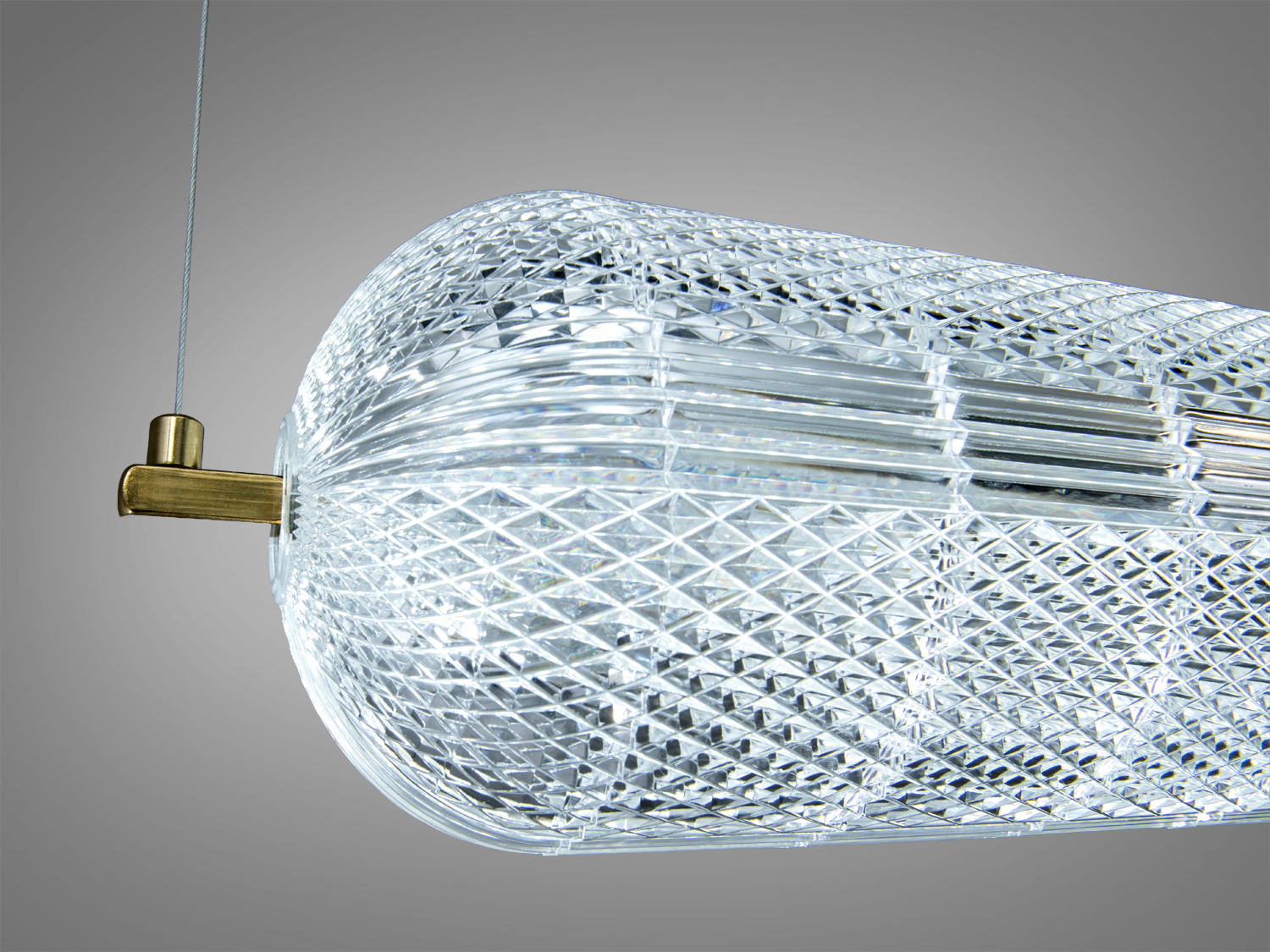 Підвіс LED Diasha циліндр золото 25W 3CCT