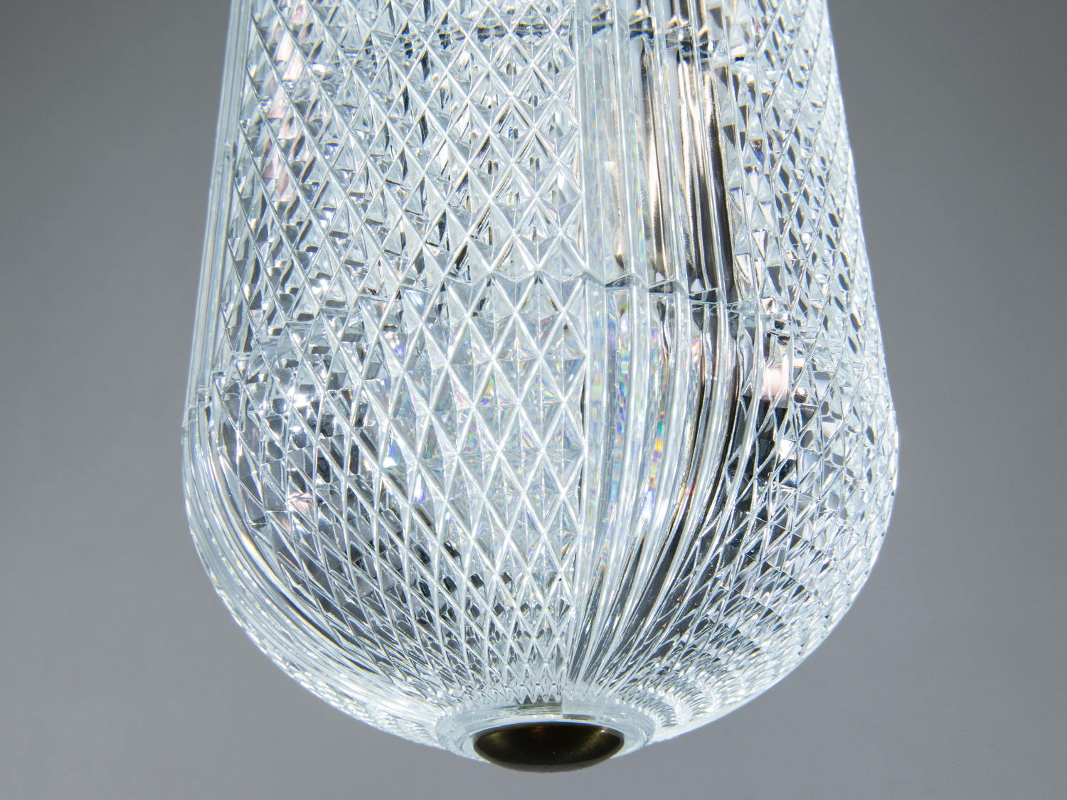 Підвісна LED люстра золото 17W