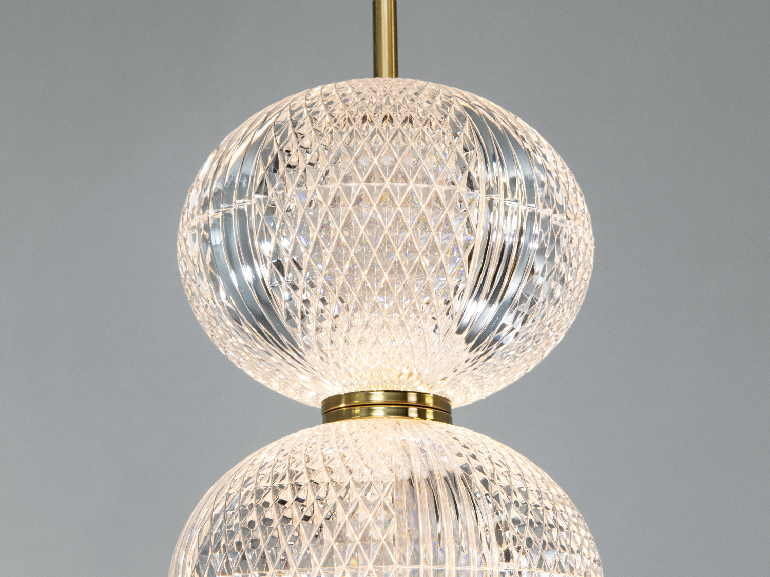 Світлодіодний підвіс Diasha золото 4 кулі 15W