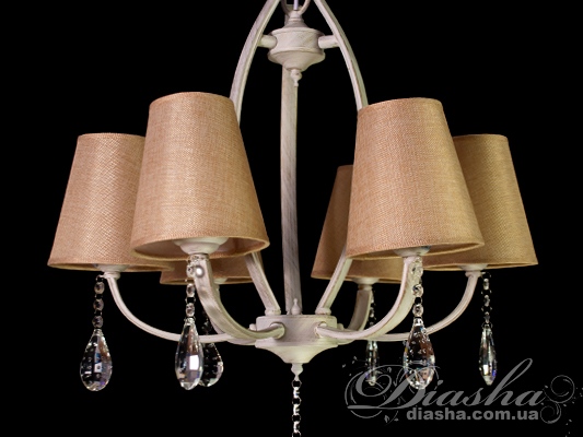 Сучасна класична люстра з подвійними абажурами
