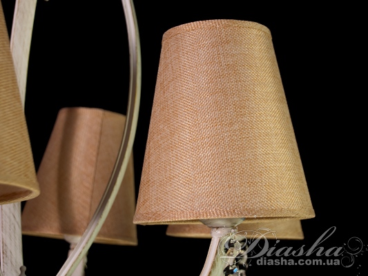 Сучасна класична люстра з подвійними абажурами