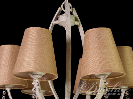 Сучасна класична люстра з подвійними абажурами