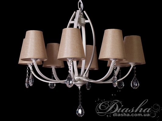 Сучасна класична люстра з подвійними абажурами