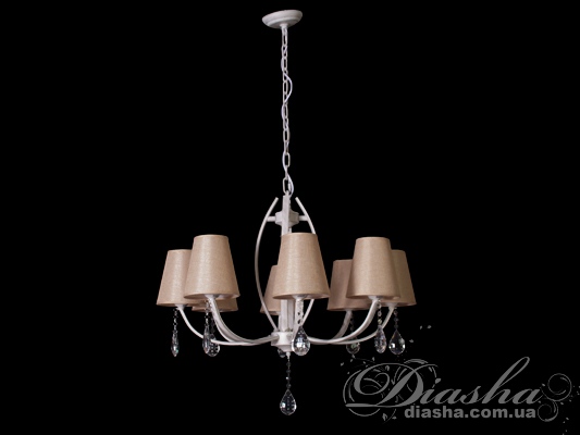 Сучасна класична люстра з подвійними абажурами