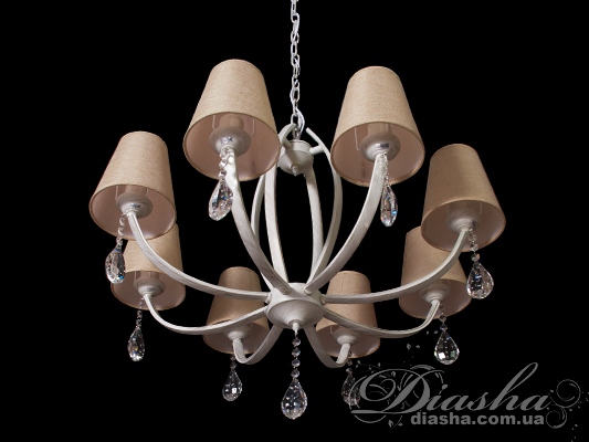 Сучасна класична люстра з подвійними абажурами