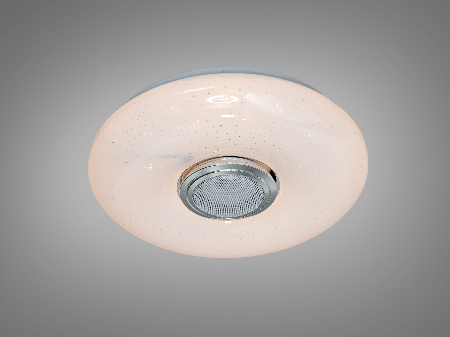 Стельовий світильник з прозорим обідком, що створює ефект зіркового неба. Ідеальний для спальні або вітальні.