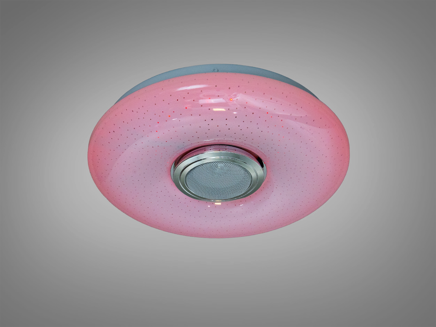 LED стельова люстра біла 45 Вт з Bluetooth колонкою