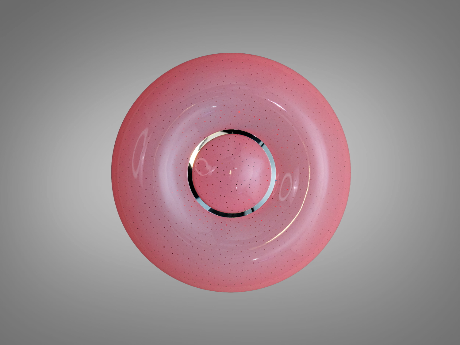 Стельовий світильник з прозорим обідком, що створює ефект зіркового неба. Ідеальний для спальні або вітальні.