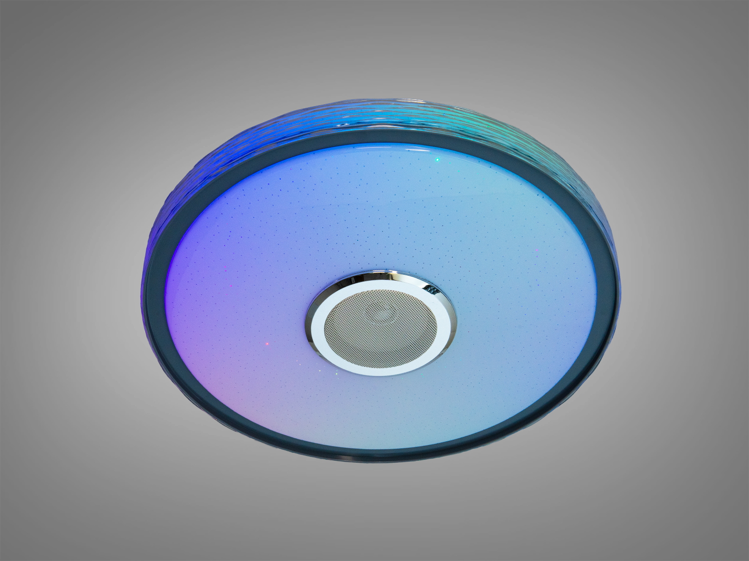 Світильник з LED-підсвіткою, що змінює кольори. Скло з точковим візерунком. Ідеально для сучасного інтер′єру.