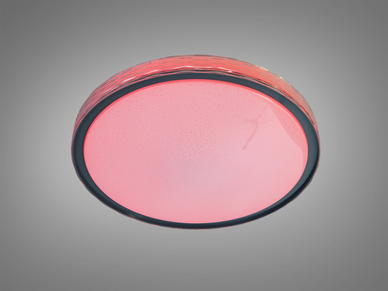 Кругла стельова лампа з червоним світлом, декоративний елемент для вечірок, підходить для розважальних закладів.