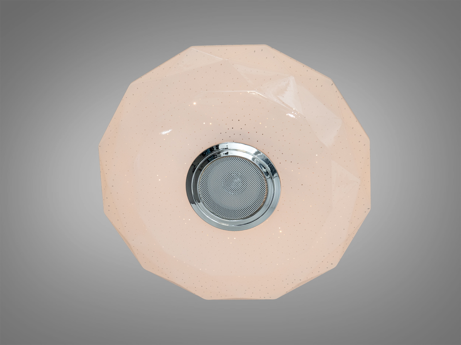 Стельовий світильник з прозорим обідком, що створює ефект зіркового неба. Ідеальний для спальні або вітальні.