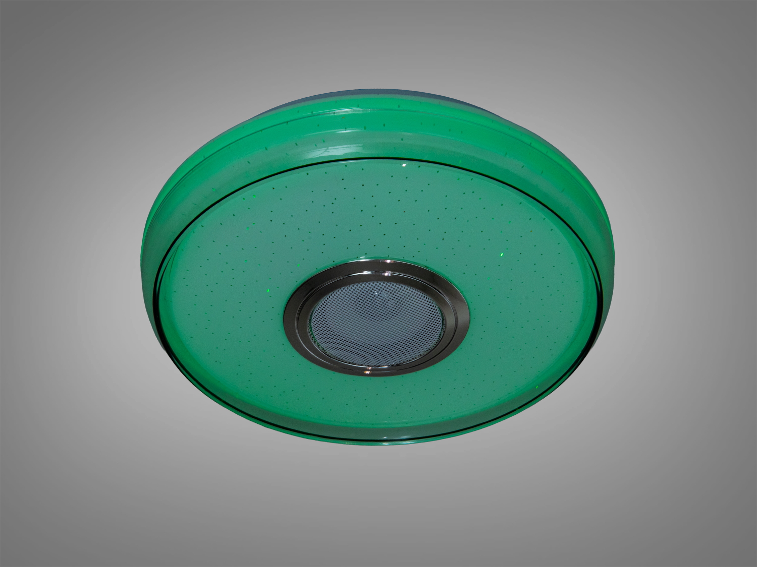 LED стельова люстра біла 45 Вт з Bluetooth колонкою