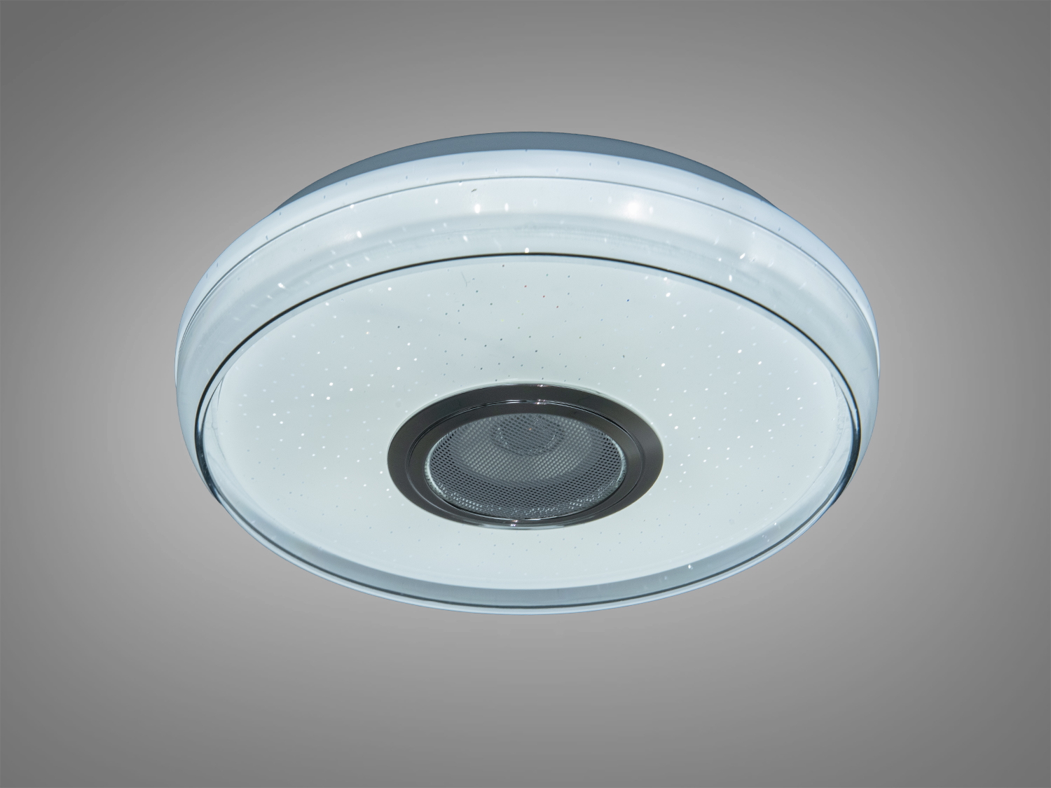 LED стельова люстра біла 45 Вт з Bluetooth колонкою