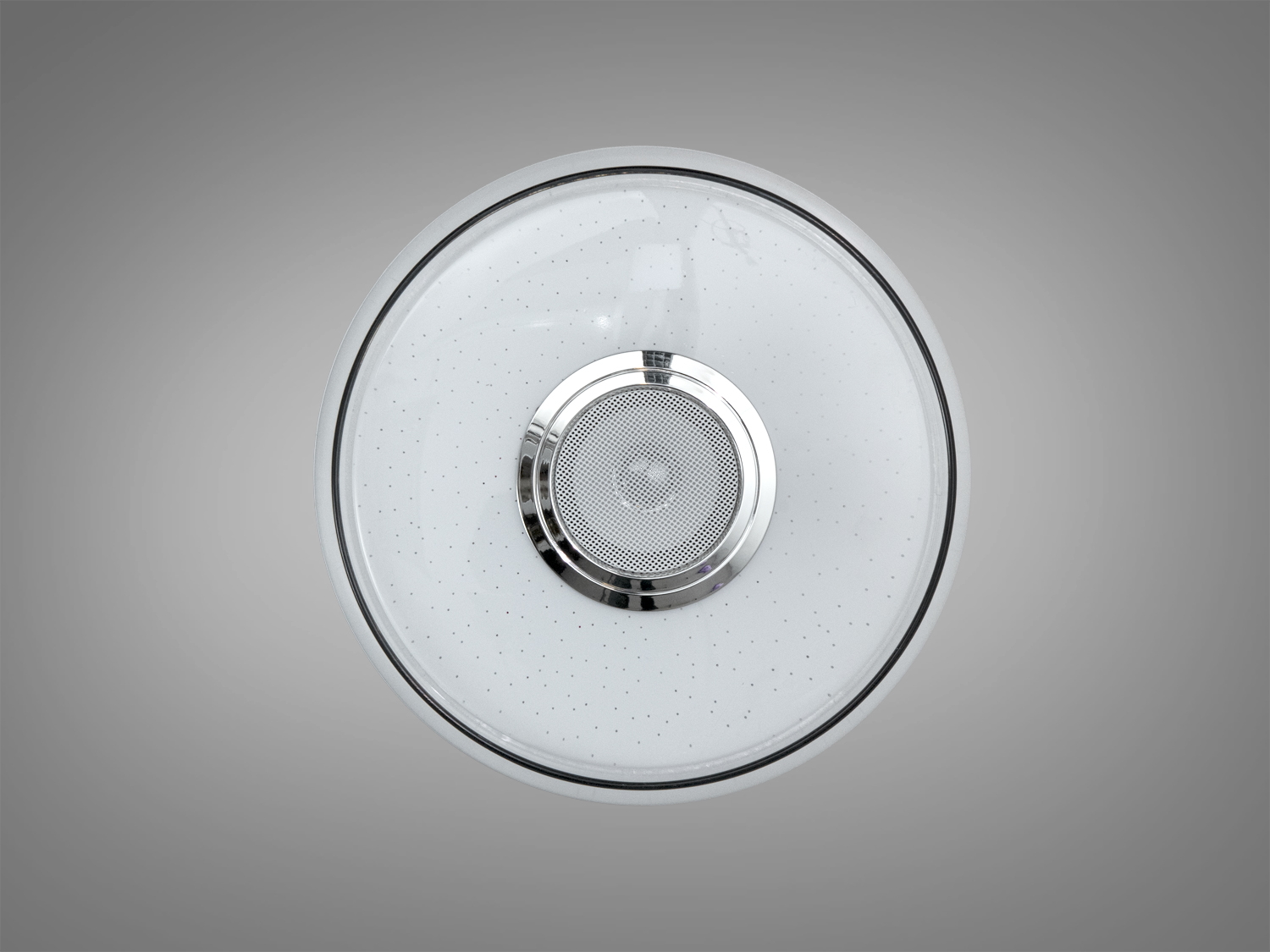 LED стельова люстра біла 45 Вт з Bluetooth колонкою