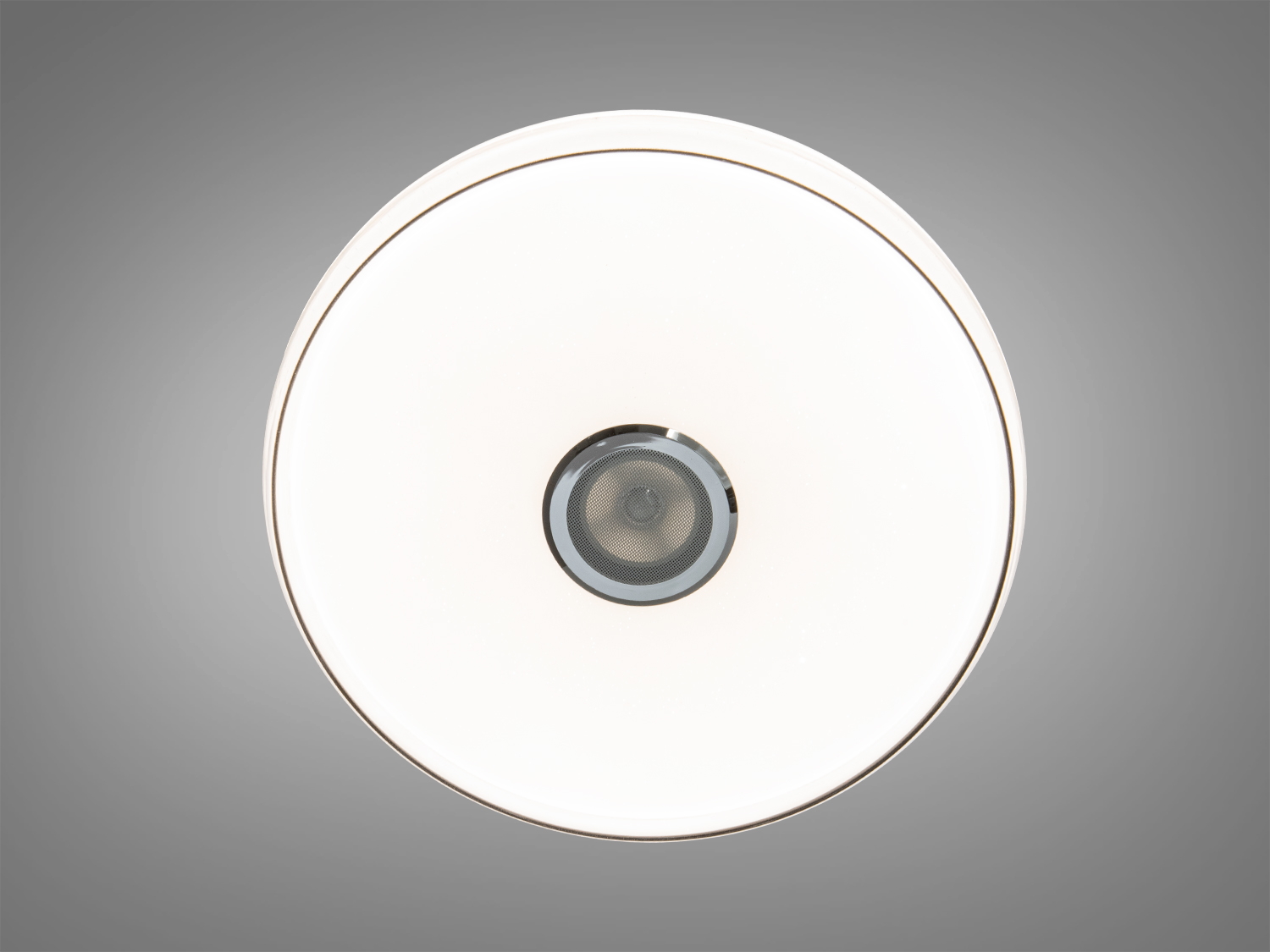 Стельова смарт люстра біла RGB 80 Вт колонка