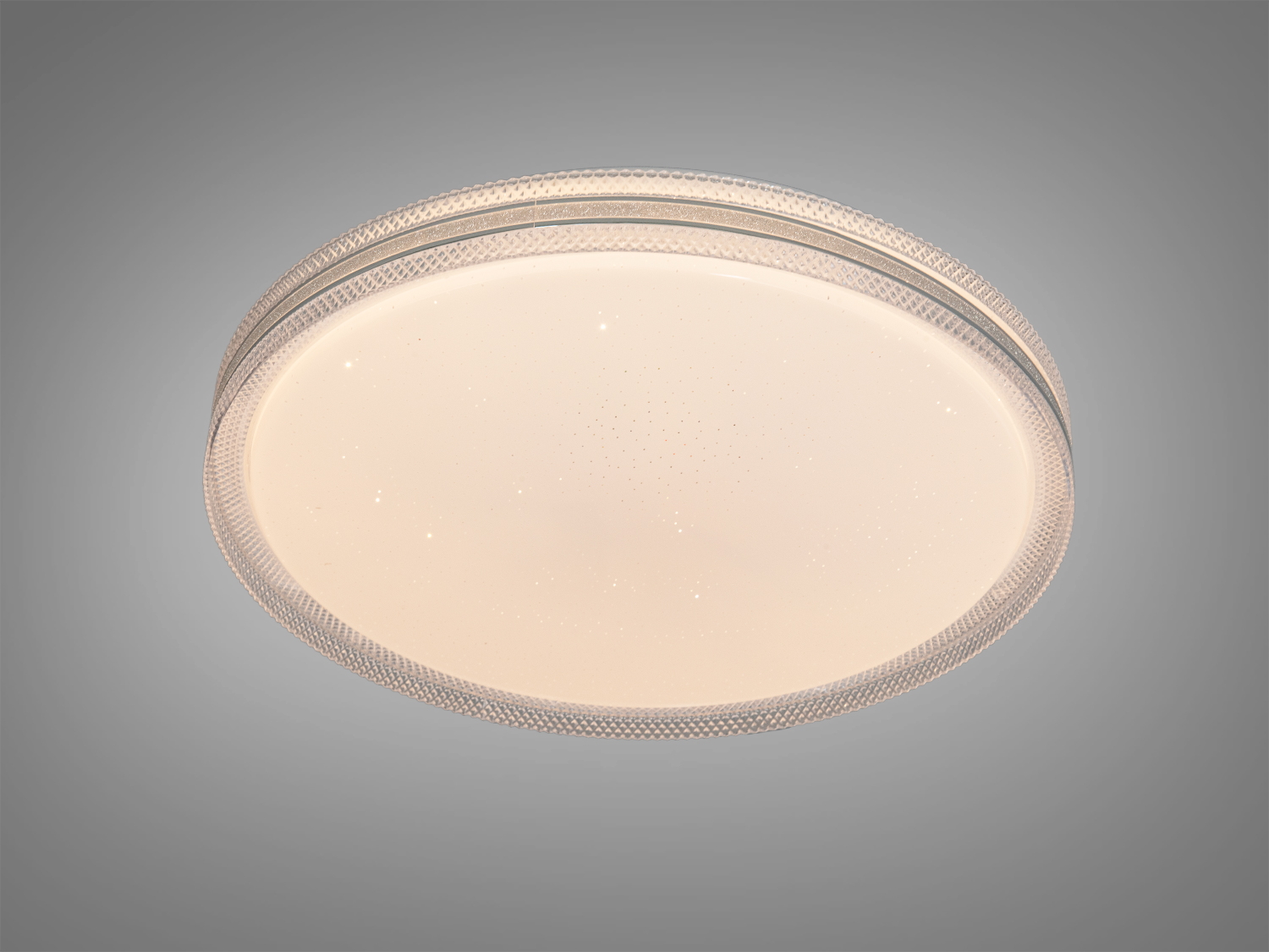 Стельова смарт LED люстра біла 70Вт RGB пульт