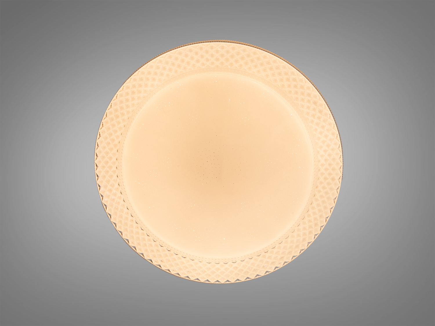 Біла стельова лампа з матовим покриттям, підходить для офісних приміщень. Оснащена енергоефективними світлодіодами для тривалого використання.