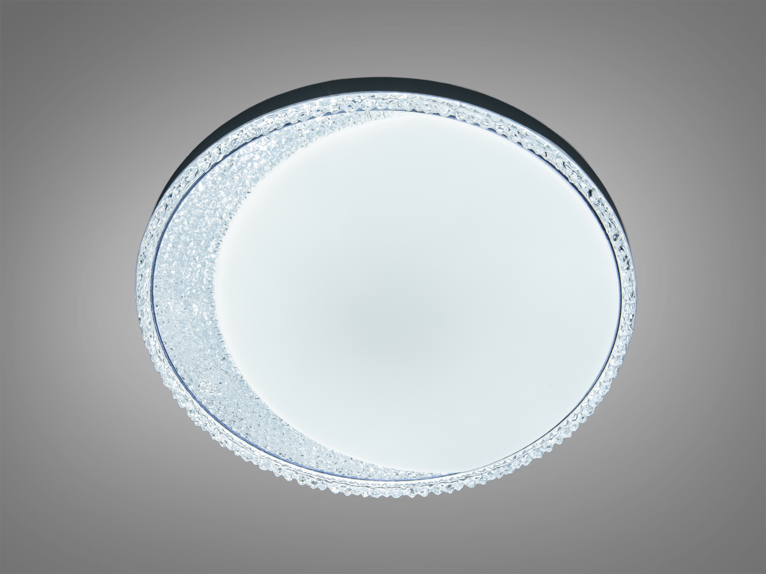 Стельова смарт LED люстра біла 80Вт RGB пульт