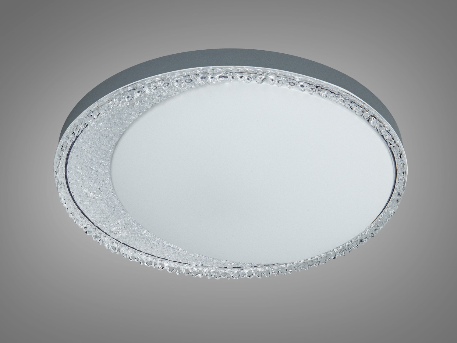 Стельова смарт LED люстра біла 80Вт RGB пульт