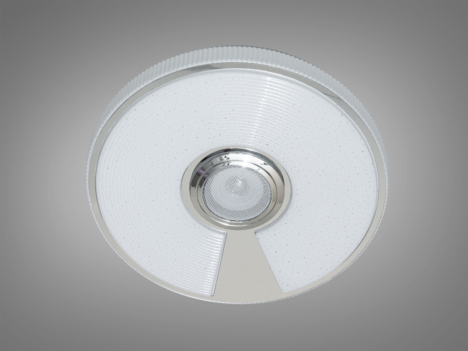 Стельовий світильник з прозорим обідком, що створює ефект зіркового неба. Ідеальний для спальні або вітальні.