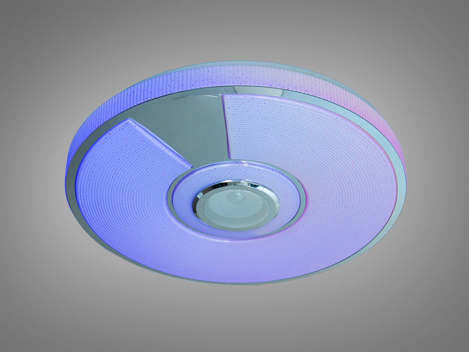 Смарт світильник RGB 80 Вт білий з колонкою