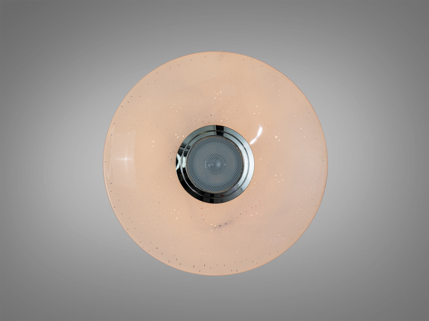 Стельовий світильник з прозорим обідком, що створює ефект зіркового неба. Ідеальний для спальні або вітальні.