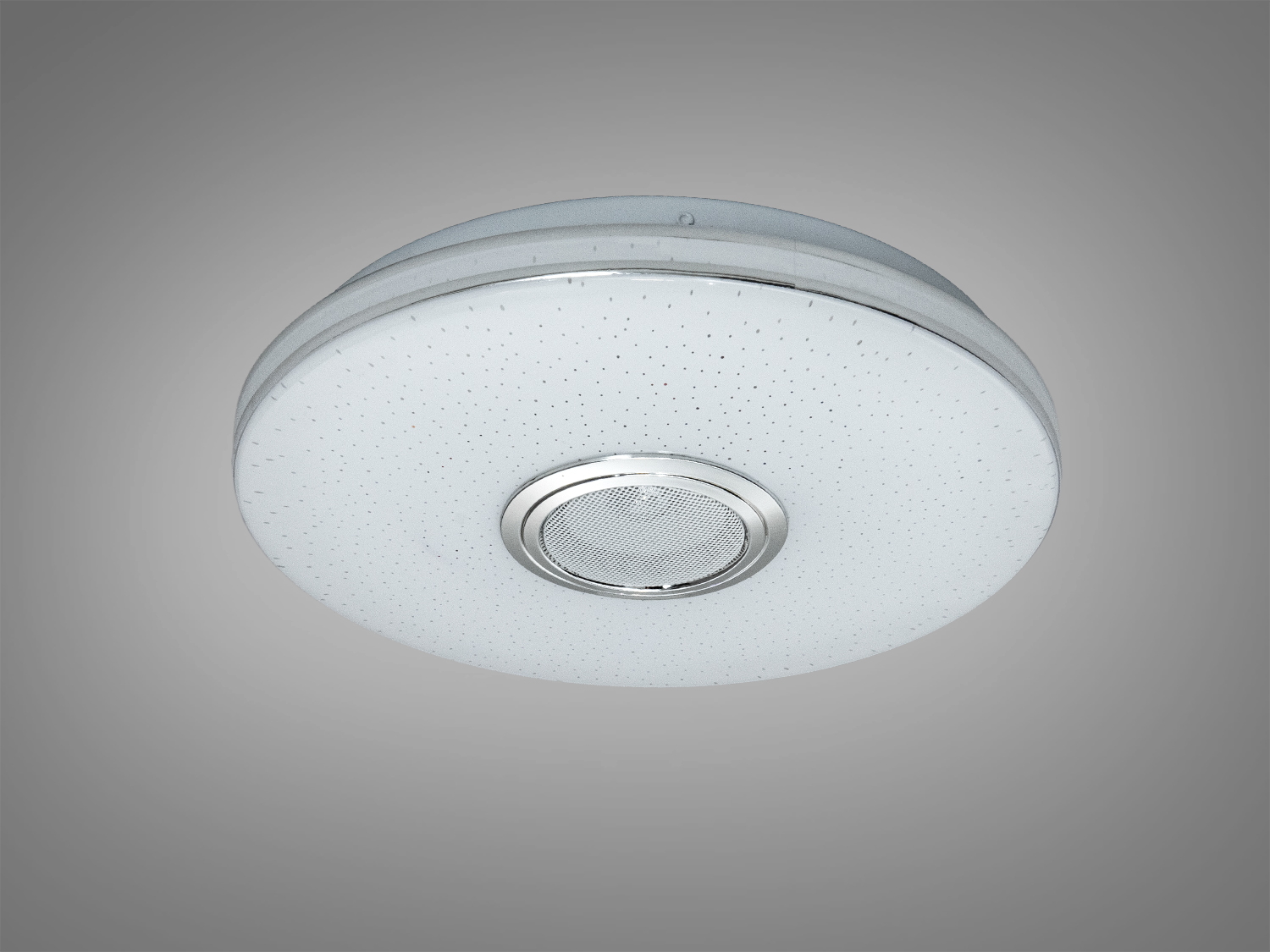 Стельова люстра біла 45 Вт з Bluetooth колонкою та підключенням до розумного будинку