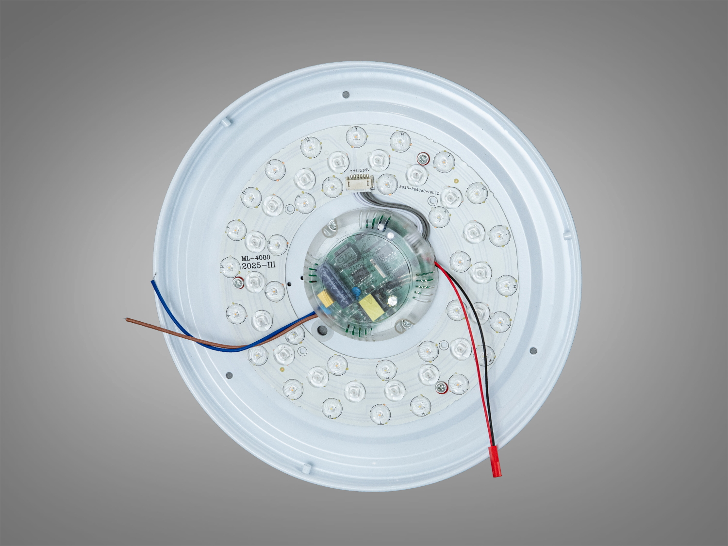 LED стельова люстра біла 45 Вт з Bluetooth колонкою