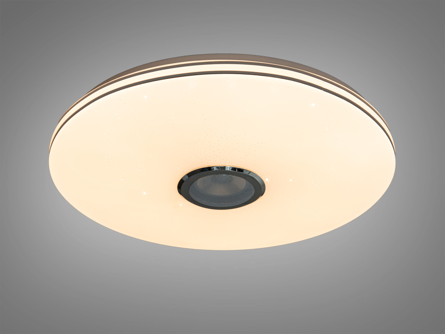 Стельова смарт люстра LED біла RGB динамік 80 Вт