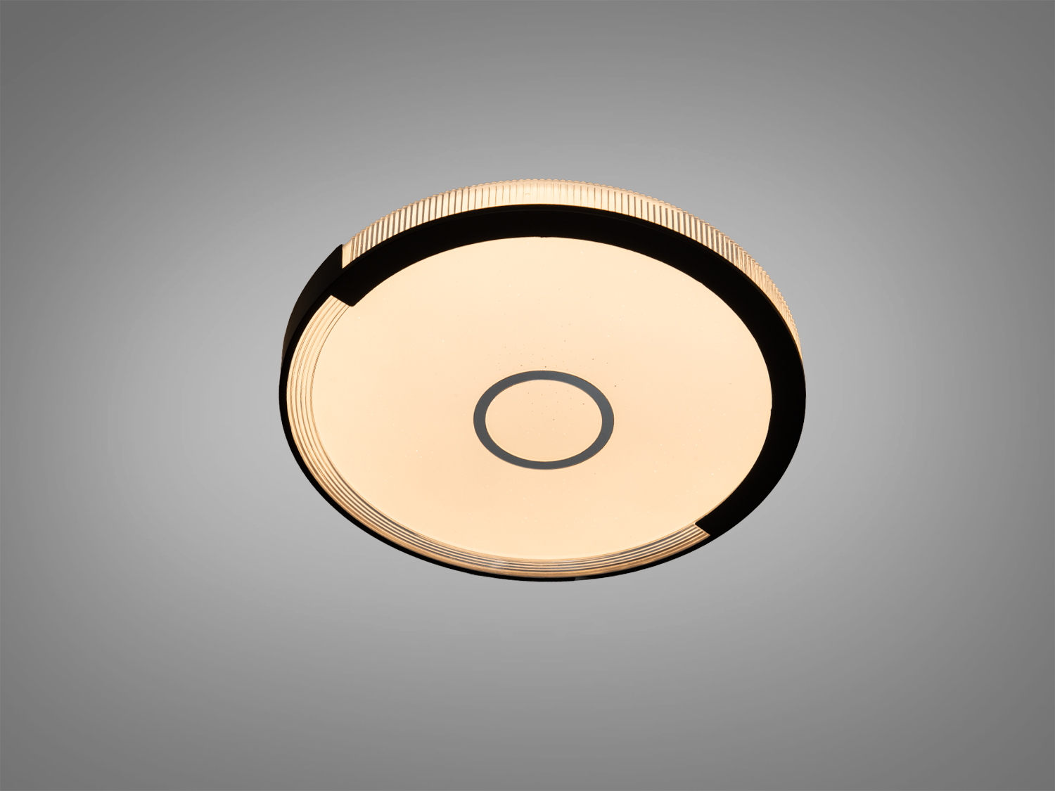 Стельова смарт LED люстра біла RGB 70 Вт пульт