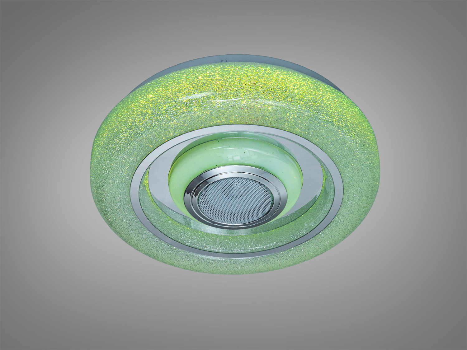 LED стельова люстра біла 45 Вт з Bluetooth колонкою