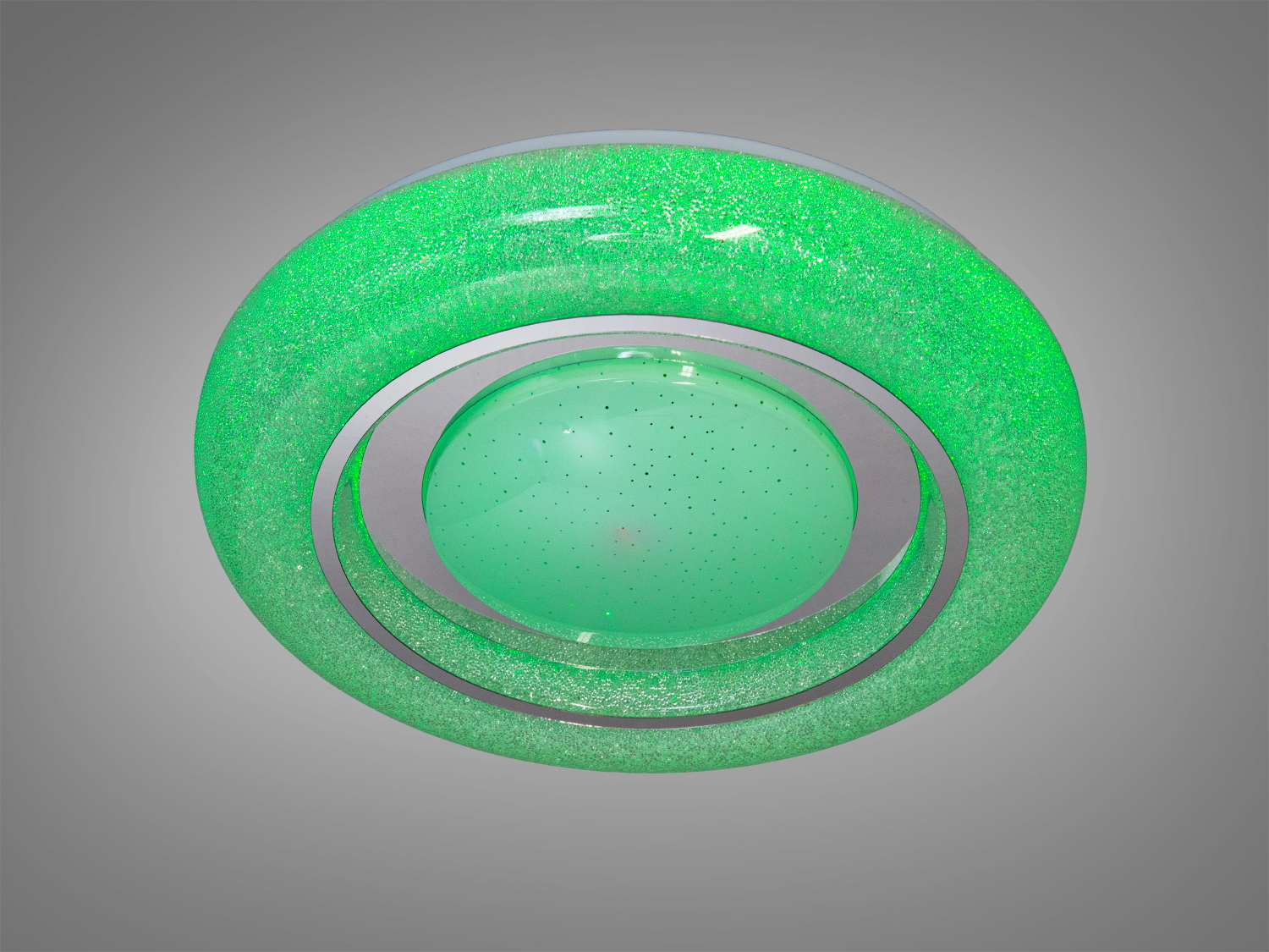 Люстра стельова смарт біла 70Вт RGB пульт 12м²