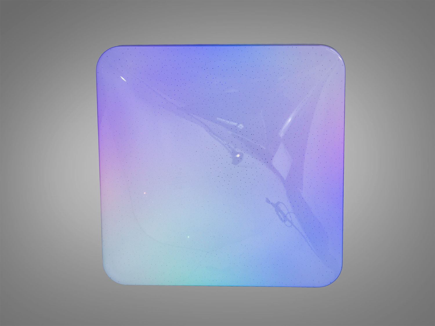 Стельова смарт LED RGB люстра біла 70 Вт 12 м²