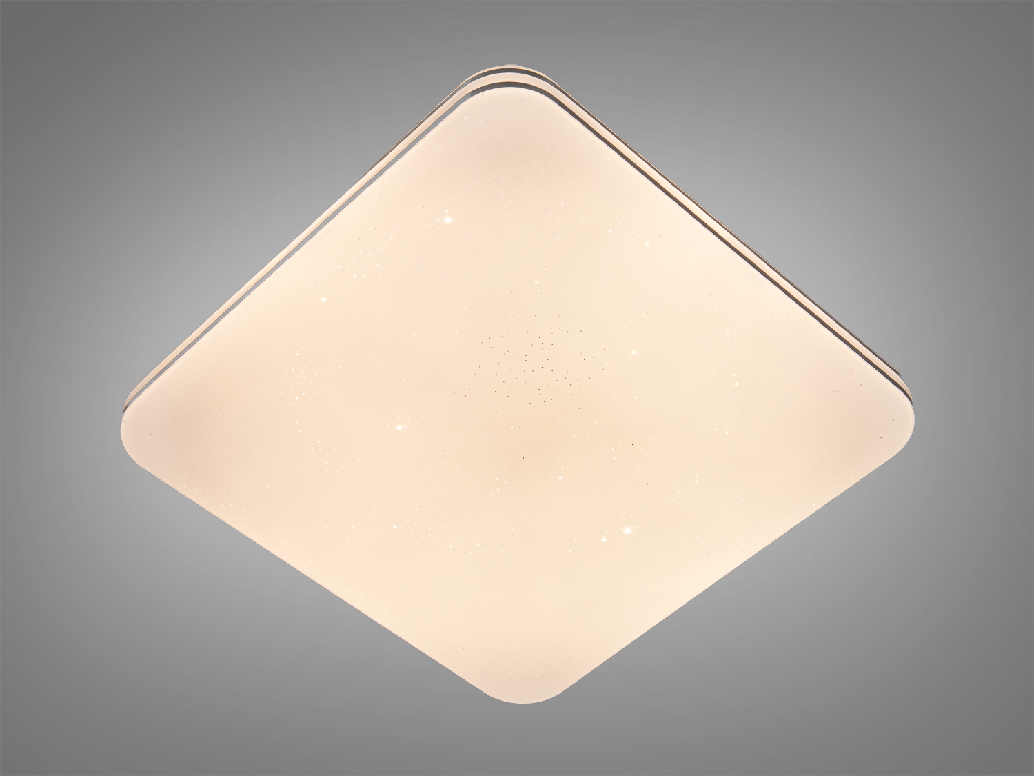 Стельова смарт LED RGB люстра біла 70 Вт 12 м²