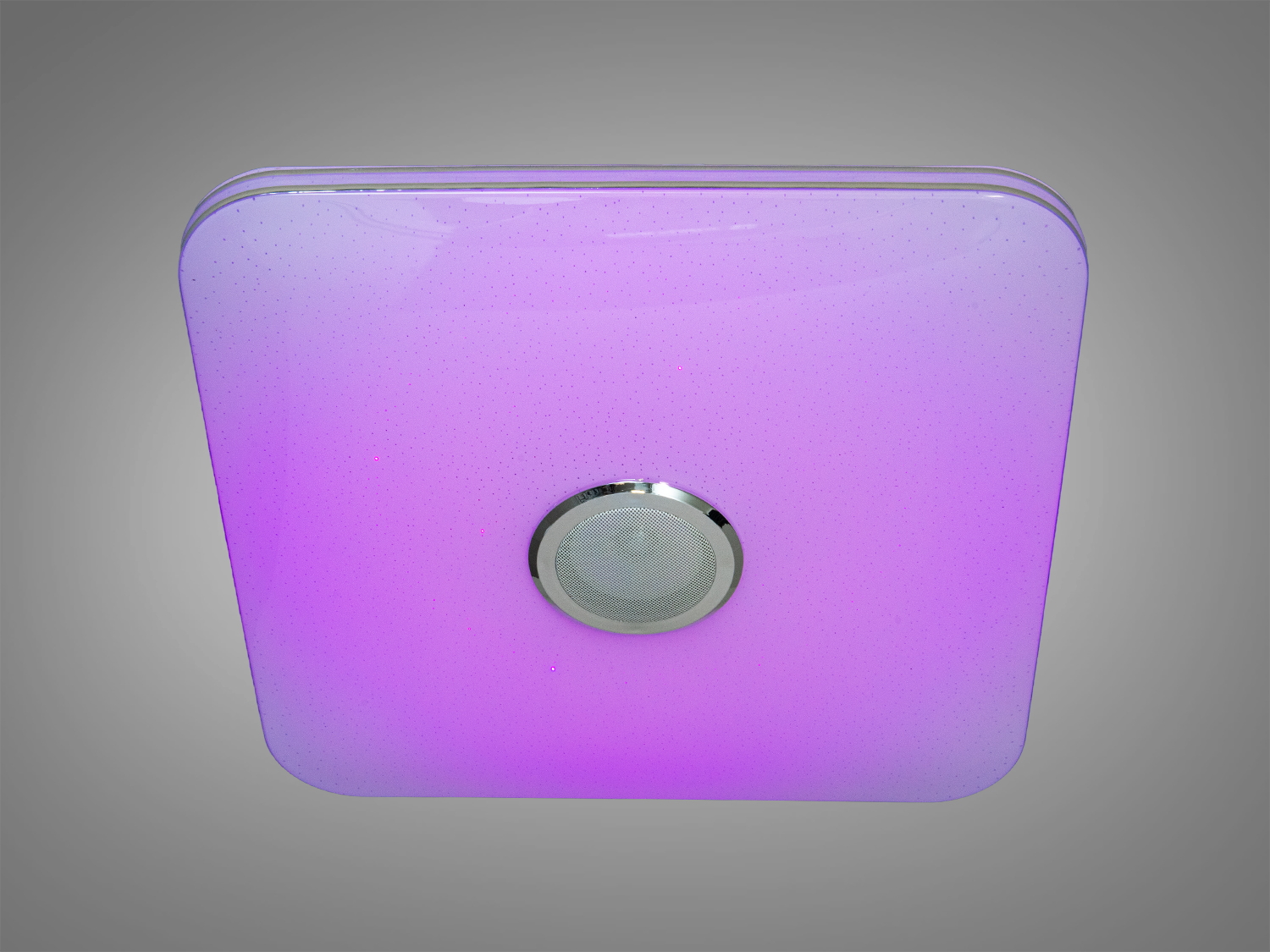 Смарт люстра LED RGB з динаміком 80 Вт біла 50x50