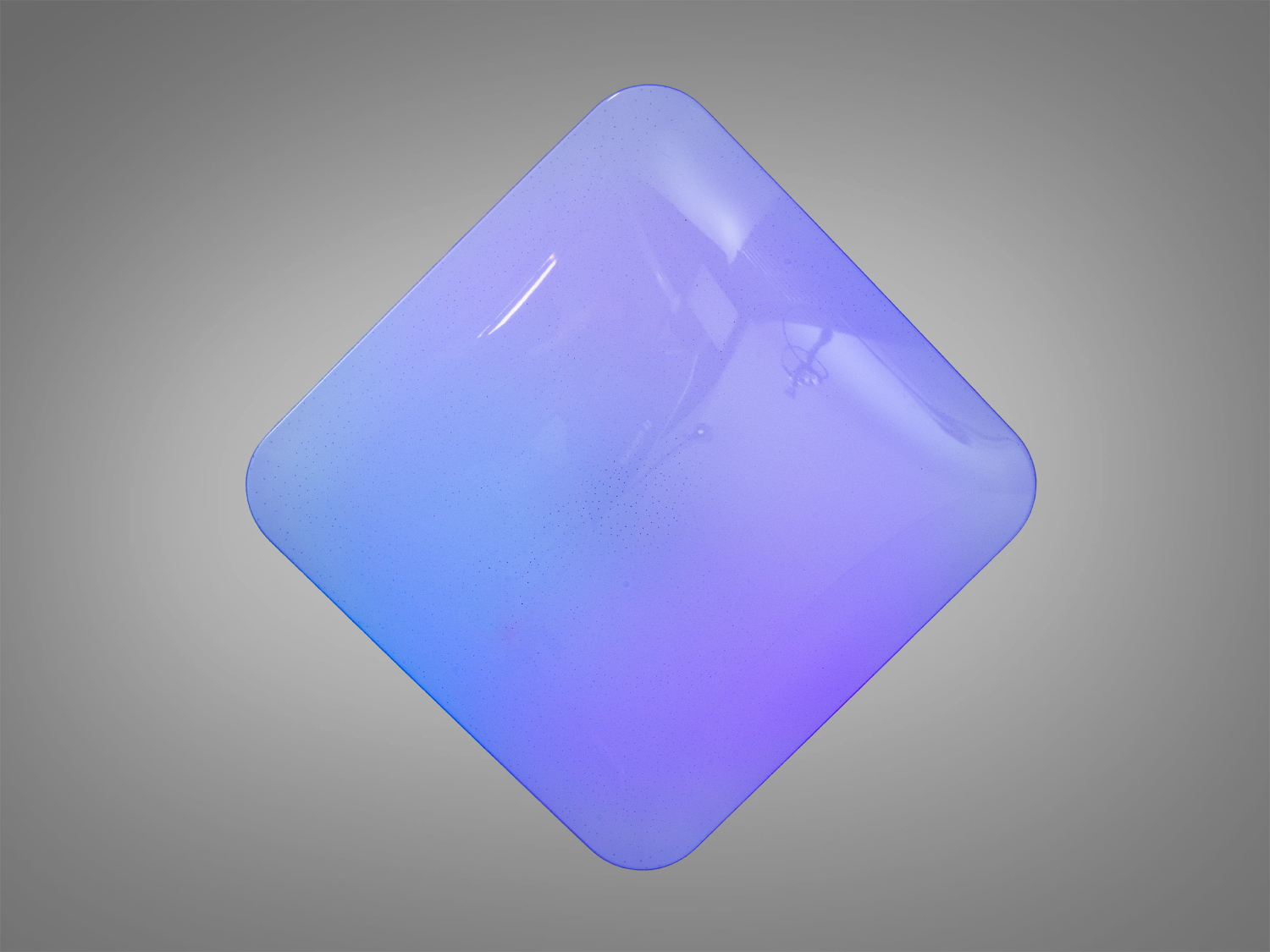 Стельова лампа квадратної форми, випромінює синє світло, підходить для спальні або вітальні, легко монтується на стелю.