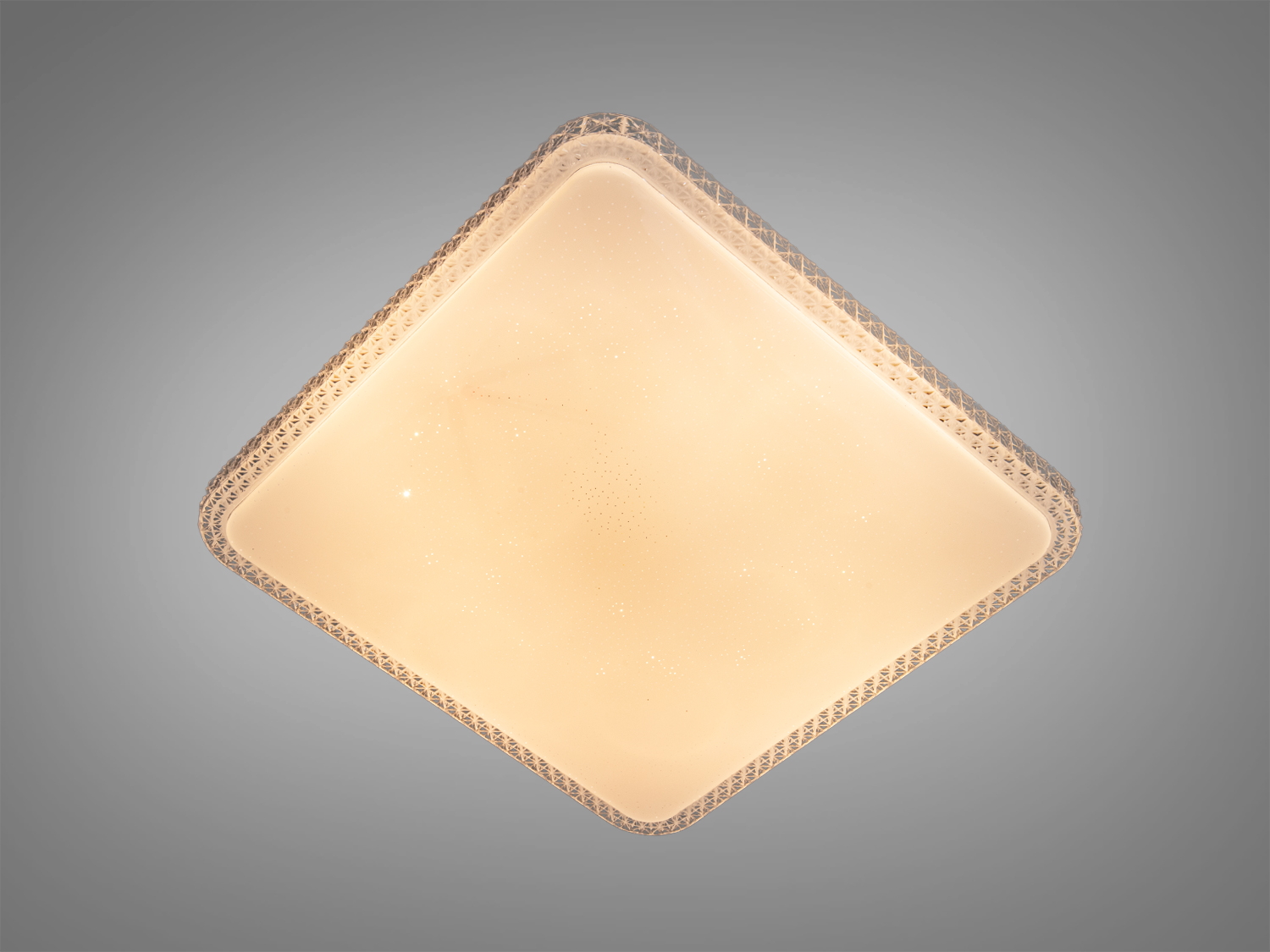 Смарт LED люстра стельова RGB 80 Вт біла з пультом