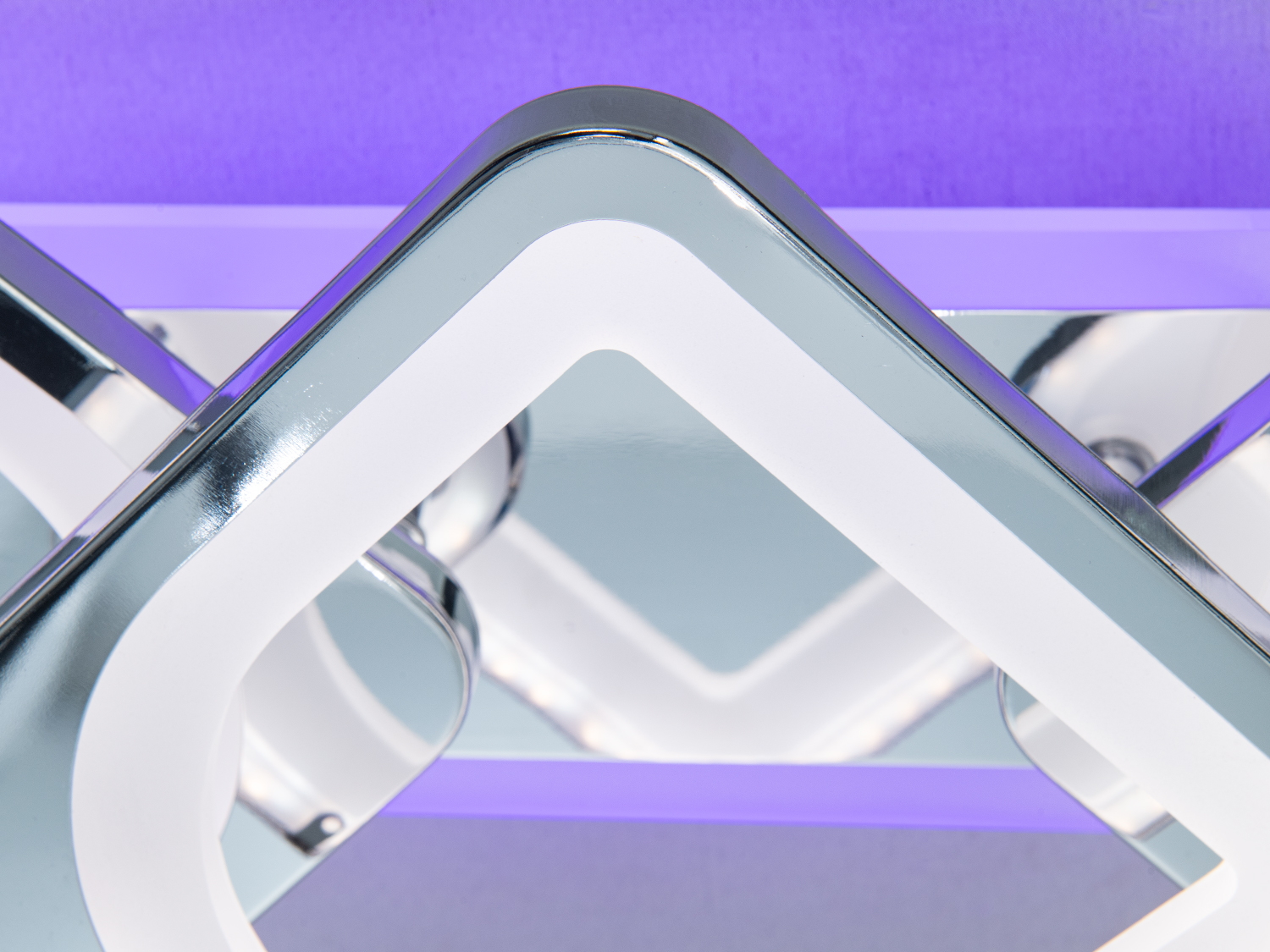 Світлодіодна люстра 8060 хром з пультом 69 Вт