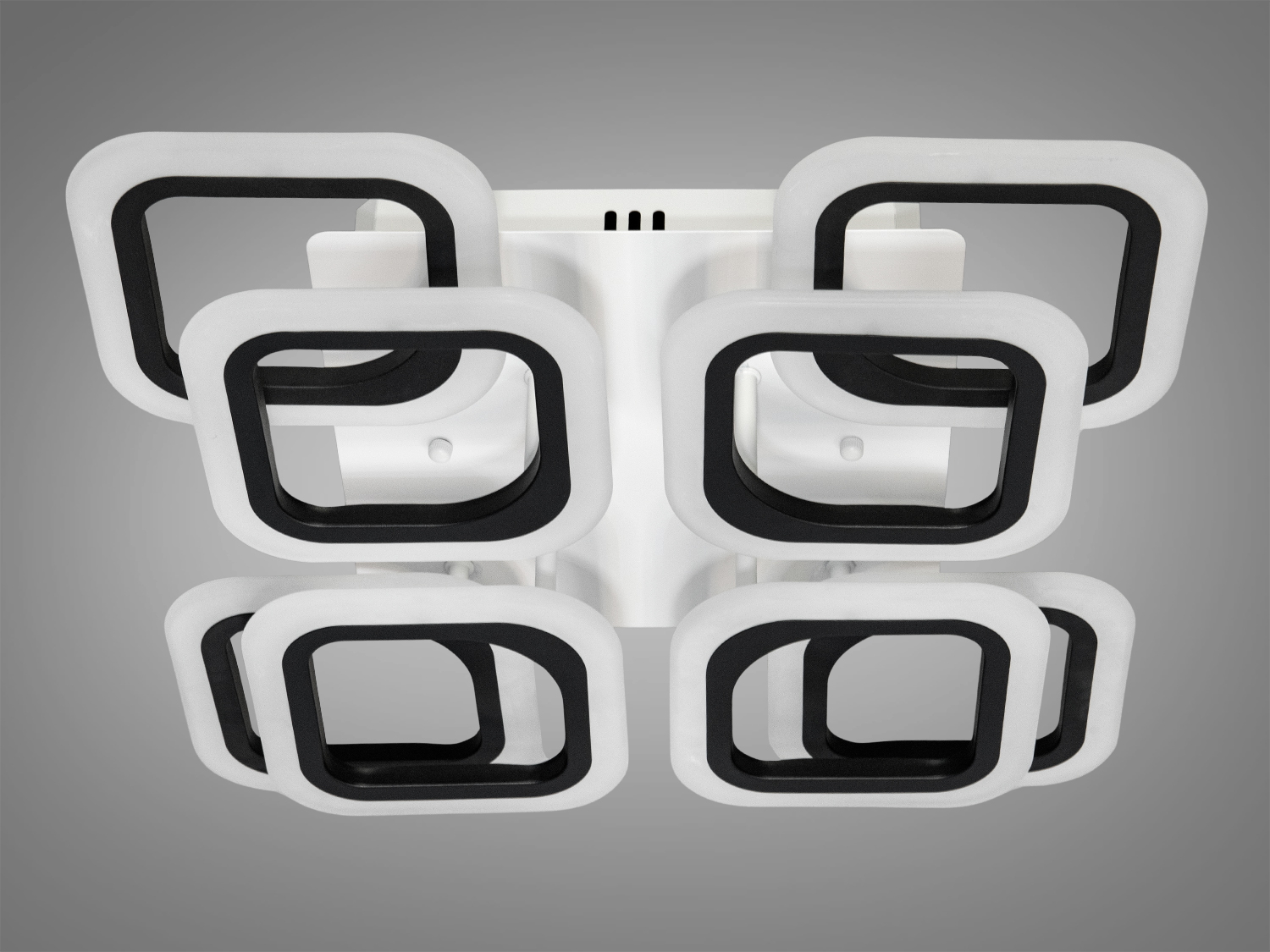 Люстра стельова Diasha серія 8060 чорна 70W пульт