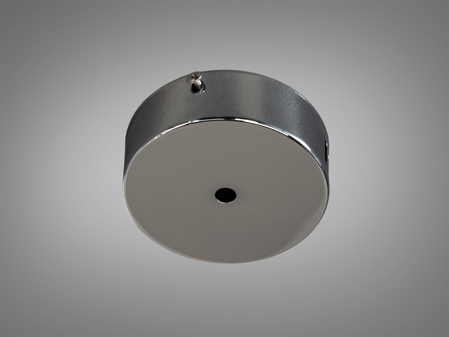 Металева кругла основа для стельового світильника, ідеально підходить для сучасних інтер′єрів.