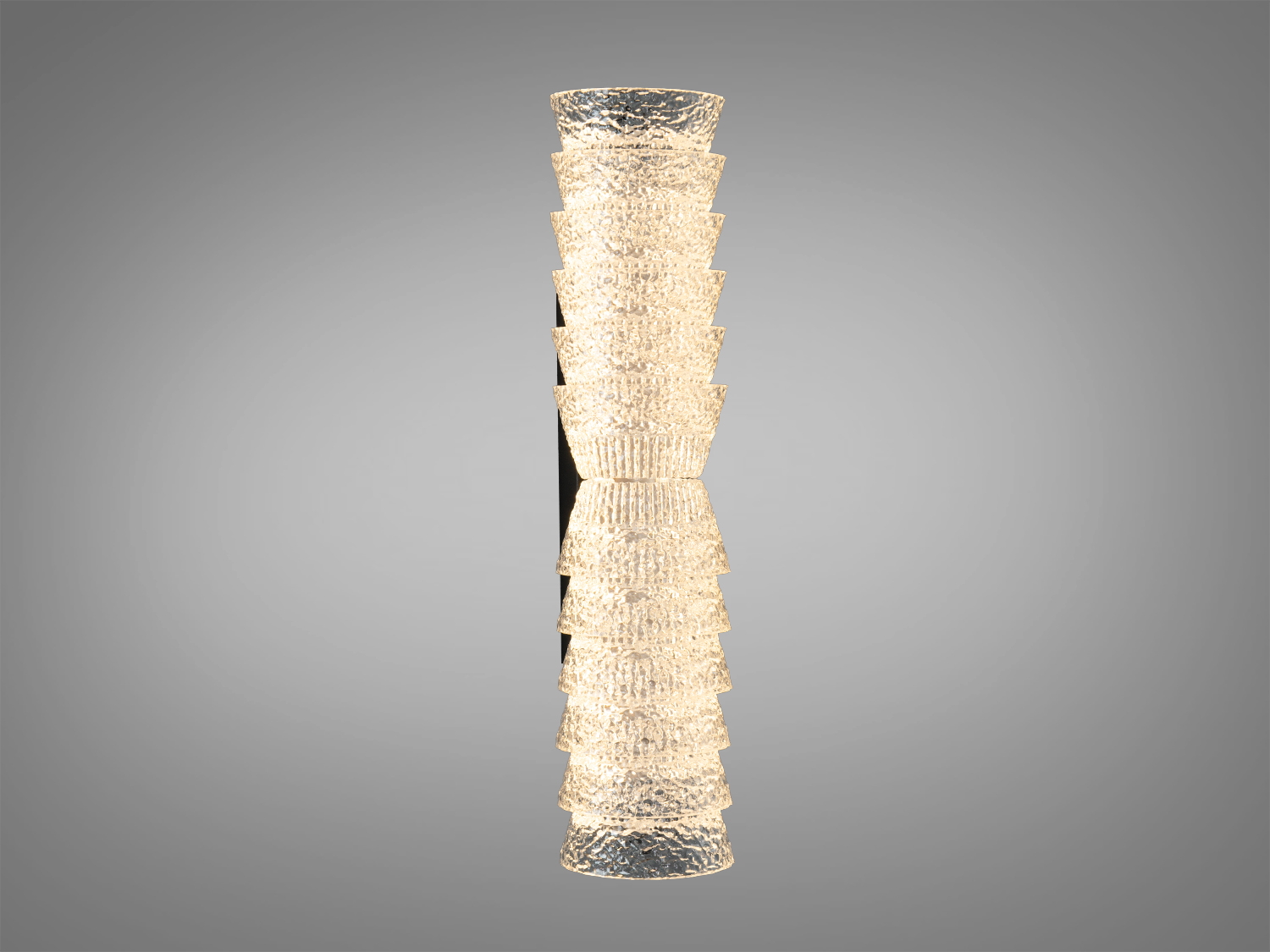 Настінне LED бра чорне 11 Вт акрил 3 режими